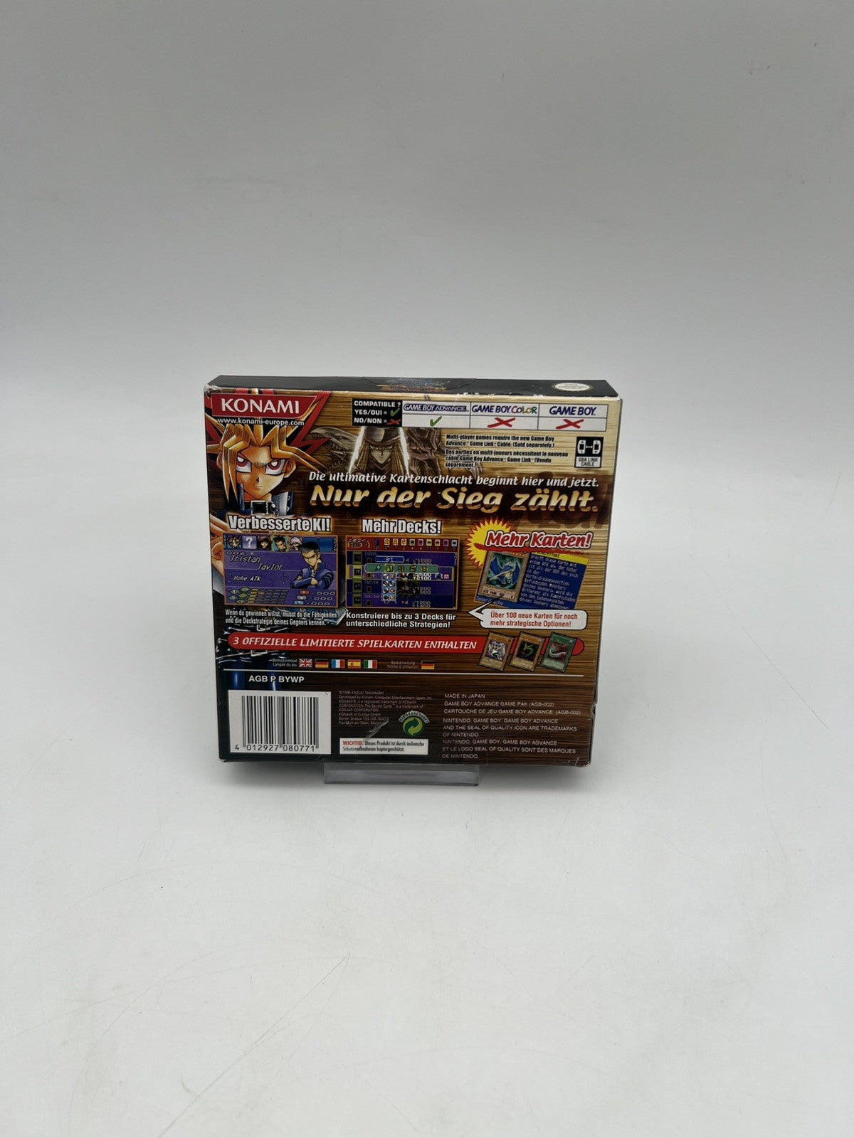 Yu-Gi-Oh World Championship Tournament 2004 Nintendo GameBoy Advance Leerkarton