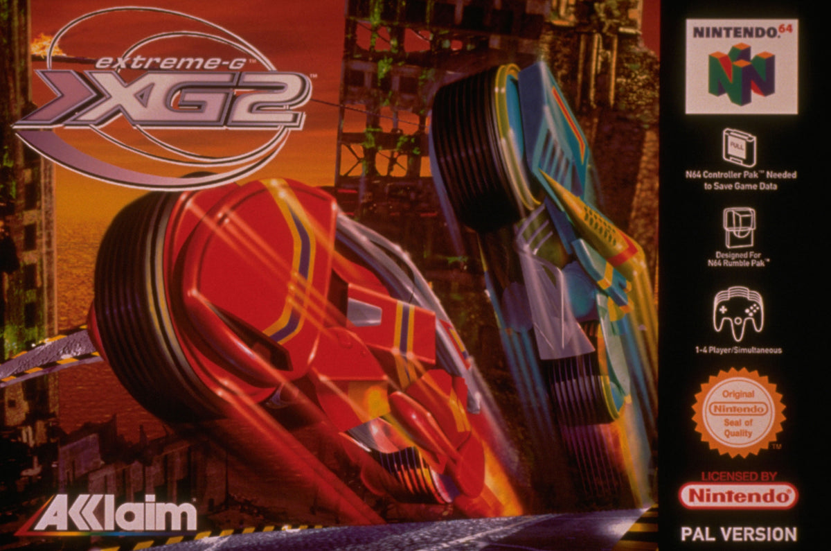 Extreme G2 Xg2 - Nintendo 64 - N64 - Leerkarton - Nur OVP + Anleitung