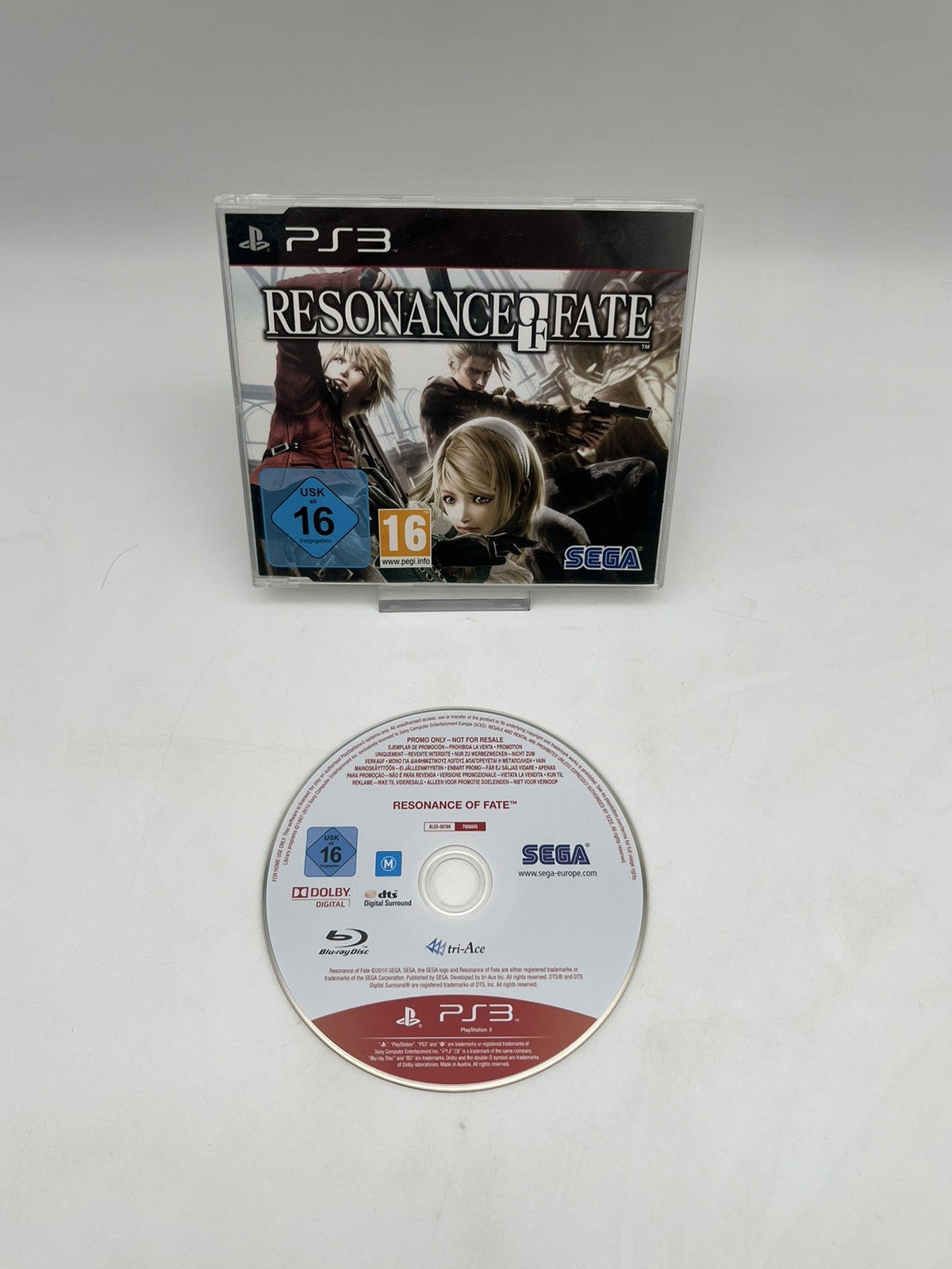 Resonance of Fate - Sony PlayStation 3 - PS3 - Promo CD