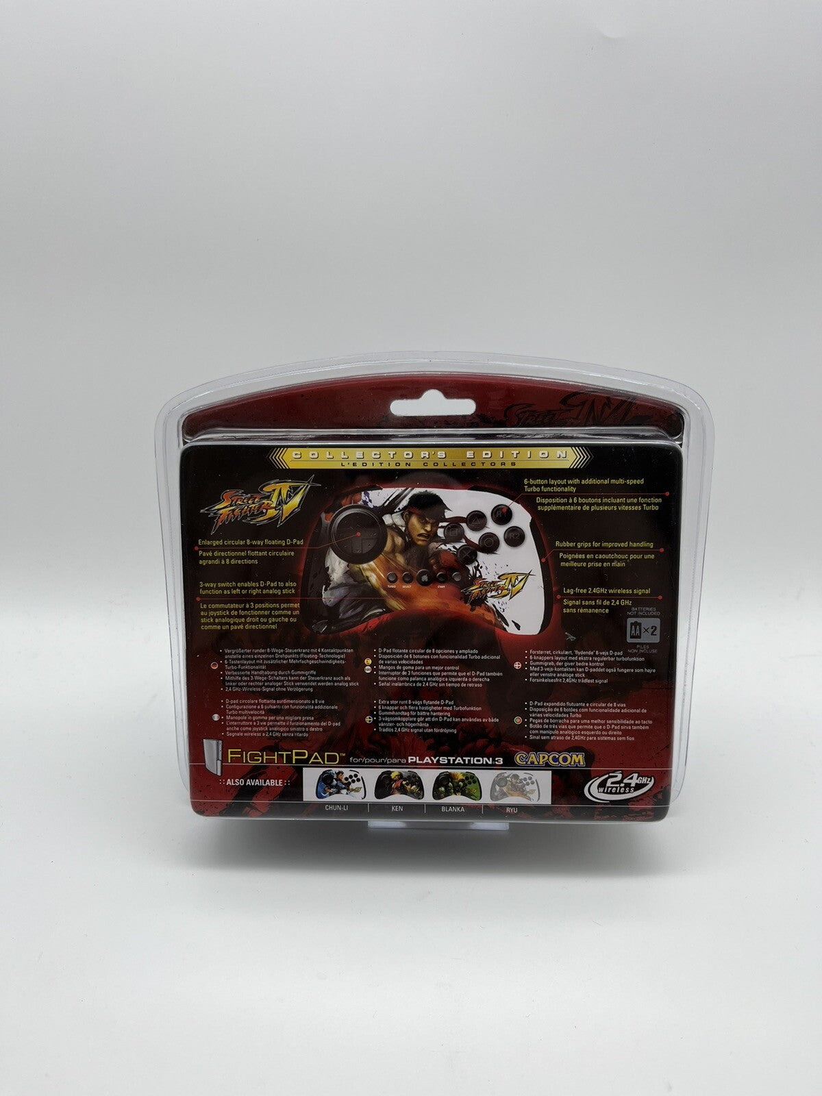 Street Fighter IV | FightPad-Ryu | Sony PlayStation 3 | PS3 | NEU | Controller