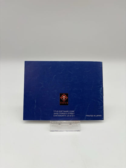 Lamborghini: American Challenge - Nintendo GameBoy Classic - Nur Anleitung