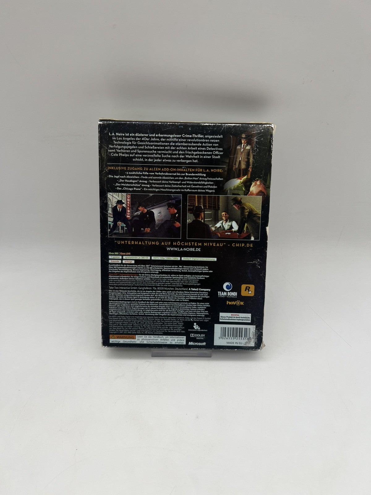L.A. Noire The Complete Edition - Microsoft Xbox 360 - OVP + Anleitung