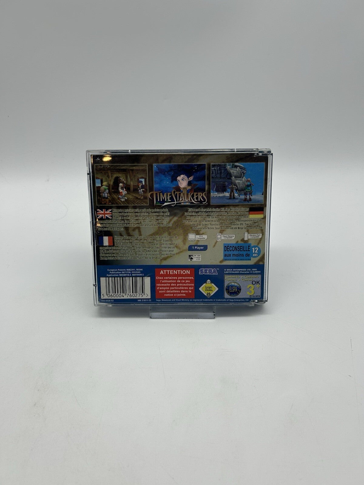 Time Stalkers (Sega Dreamcast, 2000) OVP + Anleitung