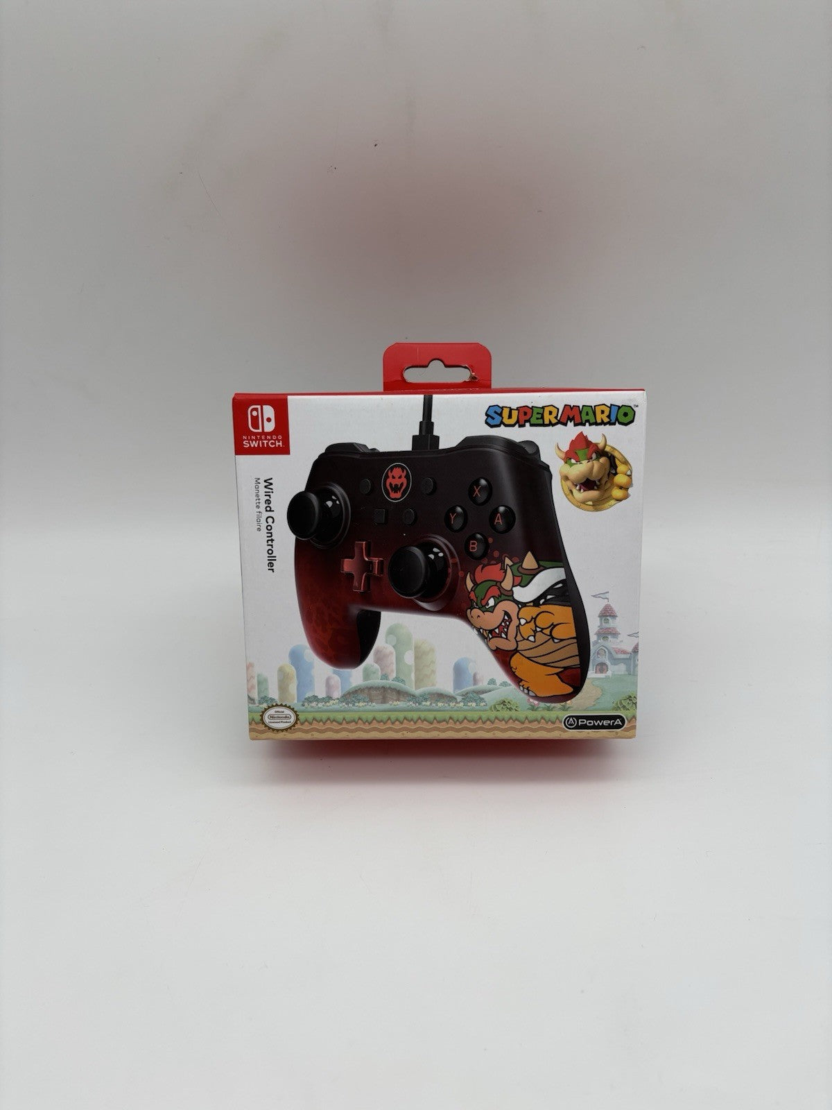 Nintendo Switch Wired Controller Super Mario mit Bowser Design Power A NEU & OVP