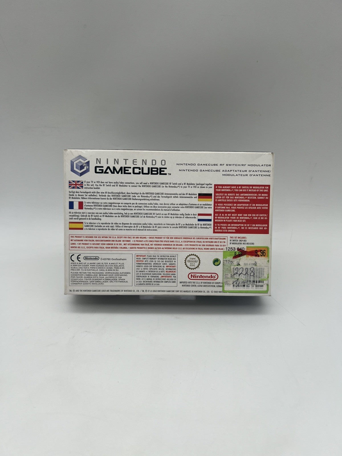Nintendo Gamecube - Modul Adapter - Rf Switch - OVP + Anleitung