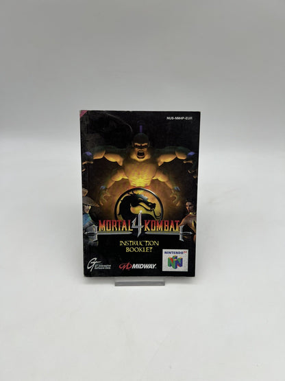 Mortal Kombat 4 - N64 - NINTENDO 64 - Nur Anleitung