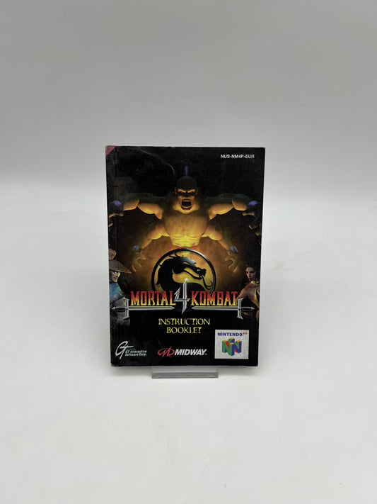 Mortal Kombat 4 - N64 - NINTENDO 64 - Nur Anleitung