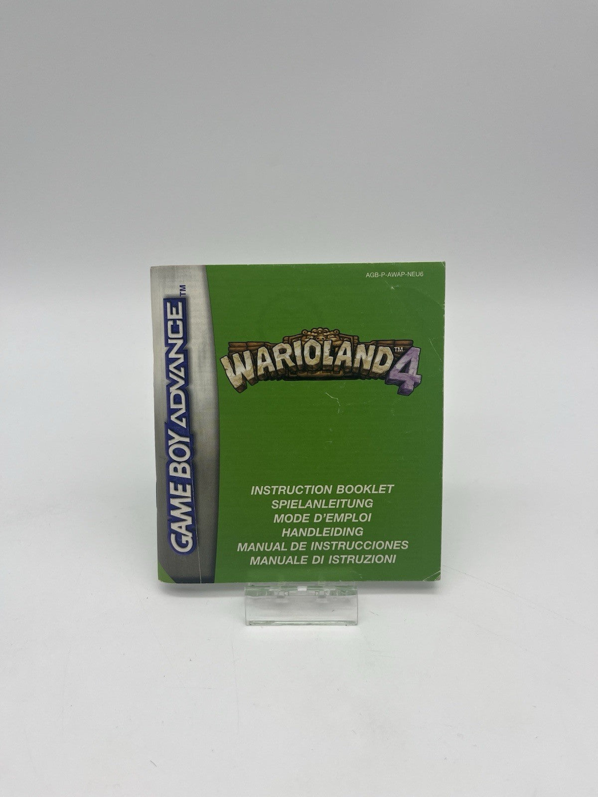 Wario Land 4 - Nintendo GameBoy Advance - GBA- Nur Anleitung