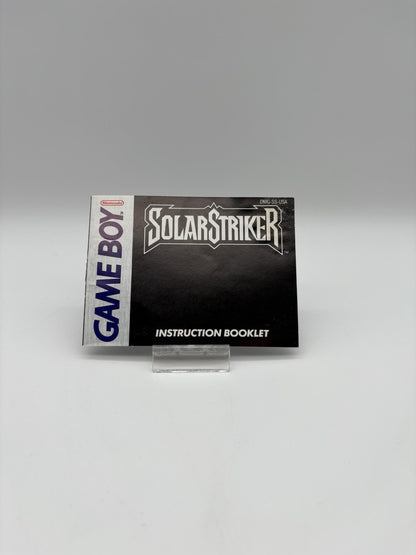 Solar Striker - Nintendo GameBoy - Nur Anleitung