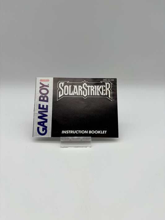 Solar Striker - Nintendo GameBoy - Nur Anleitung