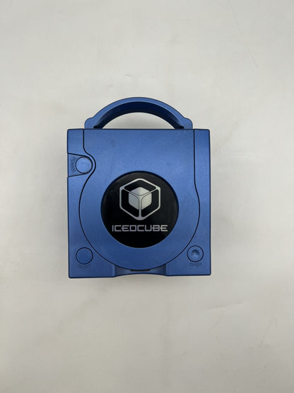 Nintendo Gamecube Konsole Icedcube Blau Metallic Blue Nur konsole + Kabeln Only