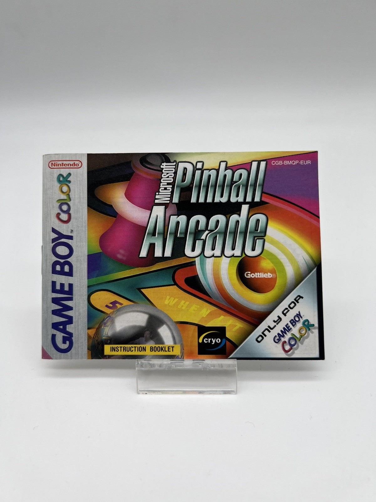 Microsoft Pinball Arcade - Nintendo GameBoy Color - Nur Anleitung - Original