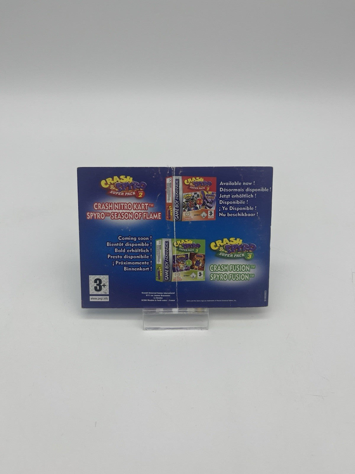 Crash & Spyro Super Pack Vol. 1 - Nintendo Gameboy Advance - GBA - Nur Anleitung