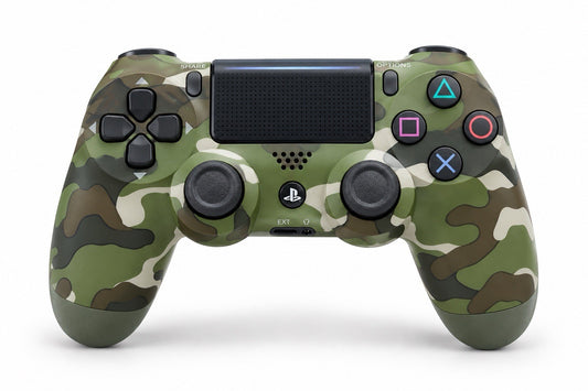 PS4 Dualshock Controller v2 Green Camouflage Sony PlayStation 4 Original Wireles
