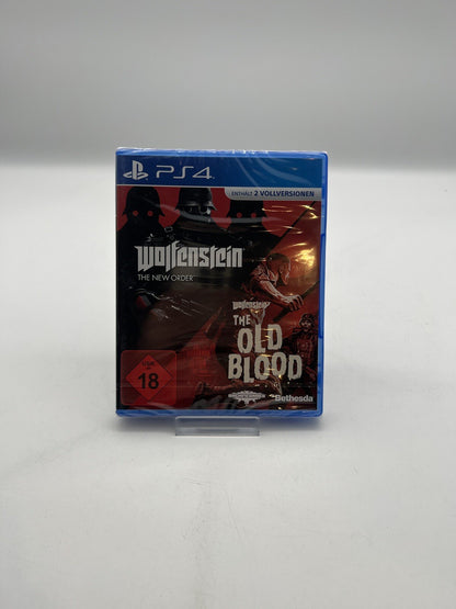 Wolfenstein The New Order & The Old Blood - Sony PlayStation 4 PS4 - NEU SEALED