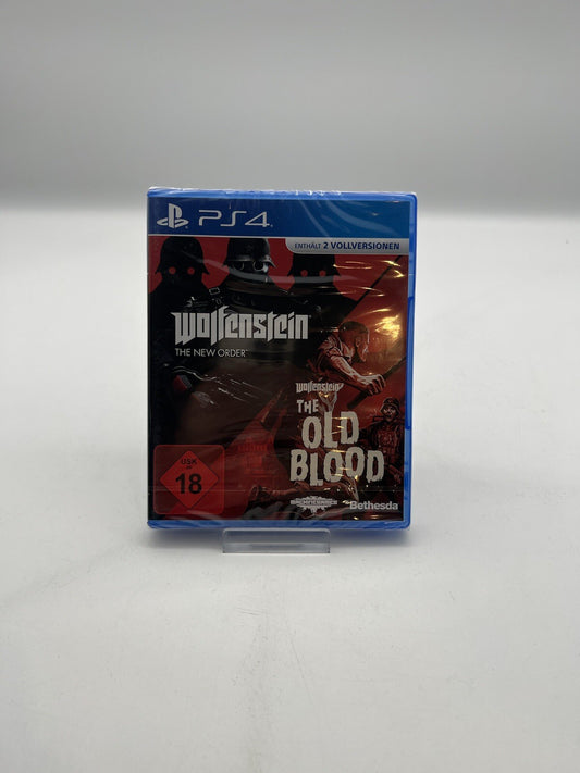 Wolfenstein The New Order & The Old Blood - Sony PlayStation 4 PS4 - NEU SEALED