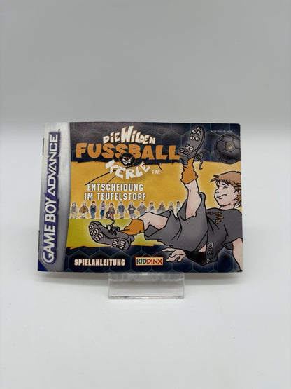 Die Wilden Fußballkerle Entscheidung Teufelstopf GameBoy Advance Nur Anleitung