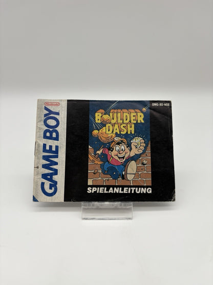 Boulder Dash - Nintendo GameBoy Classic - Nur Anleitung - Original