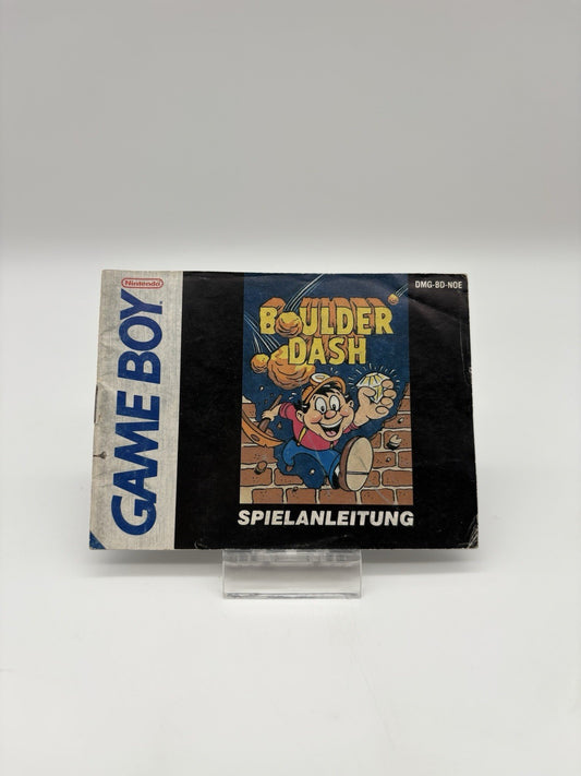 Boulder Dash - Nintendo GameBoy Classic - Nur Anleitung - Original