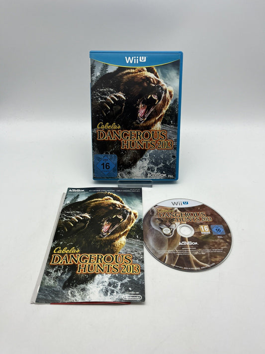 Cabela's Dangerous Hunts 2013 - Nintendo Wii U - OVP + Anleitung