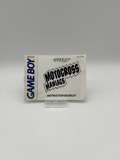 Motocross Maniacs - Nintendo GameBoy - Nur Anleitung - Original