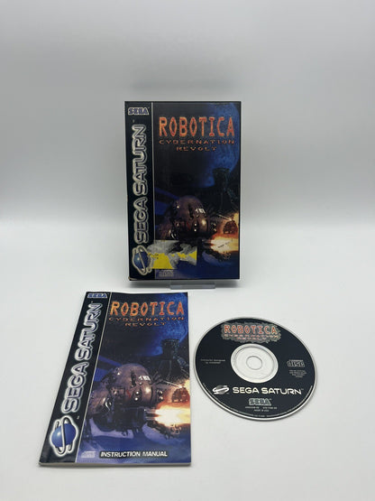 Robotica Cybernation Revolt  - SEGA Saturn - OVP und Anleitung