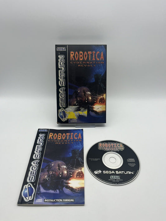 Robotica Cybernation Revolt  - SEGA Saturn - OVP und Anleitung