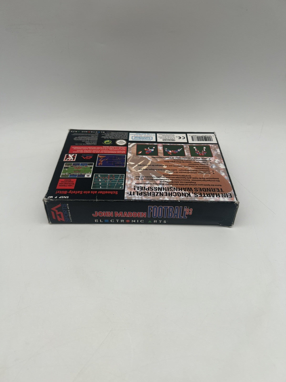 John Madden Football 93 - Super Nintendo SNES - Leerkarton - NUR OVP + Anleitung