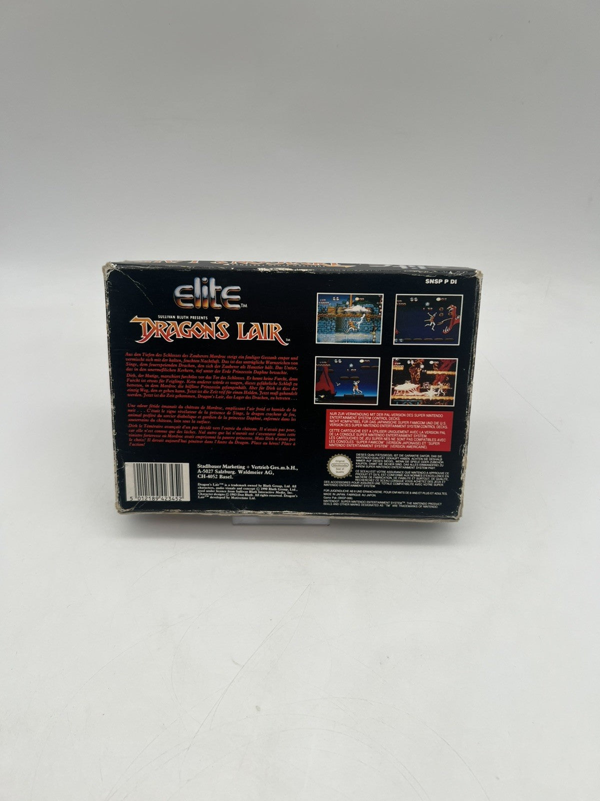 Dragon's Lair - Super Nintendo - SNES - Leerkarton- Nur OVP - Ohne Spiel