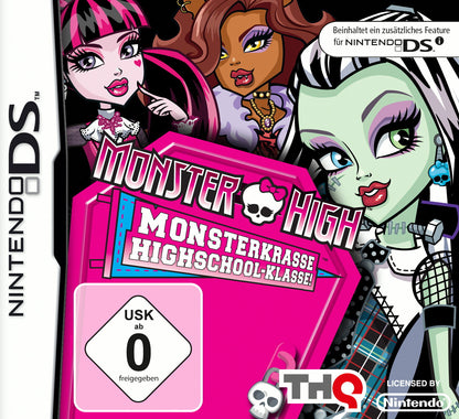 Monster High: Monsterkrasse Highschool-Klasse! - Nintendo DS - OVP + Anleitung