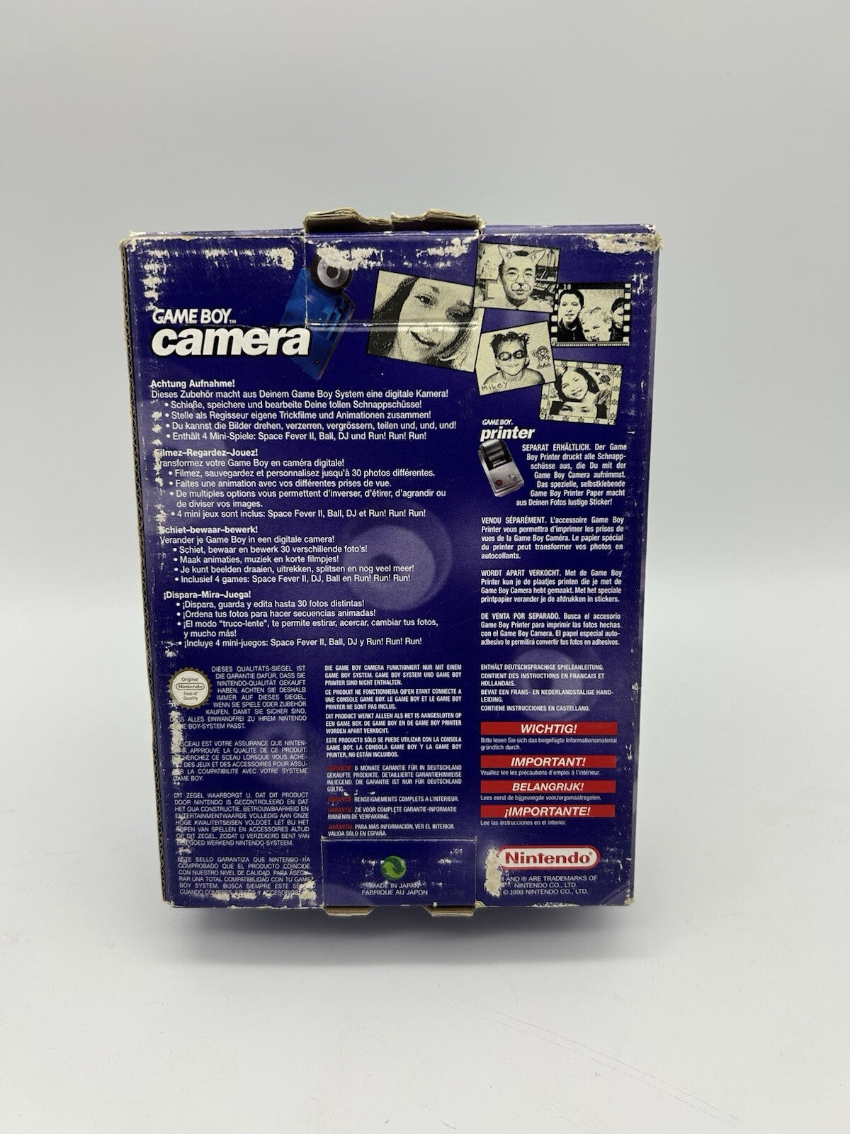 GameBoy Camera - Nintendo Gameboy - OVP - Kamera - Original