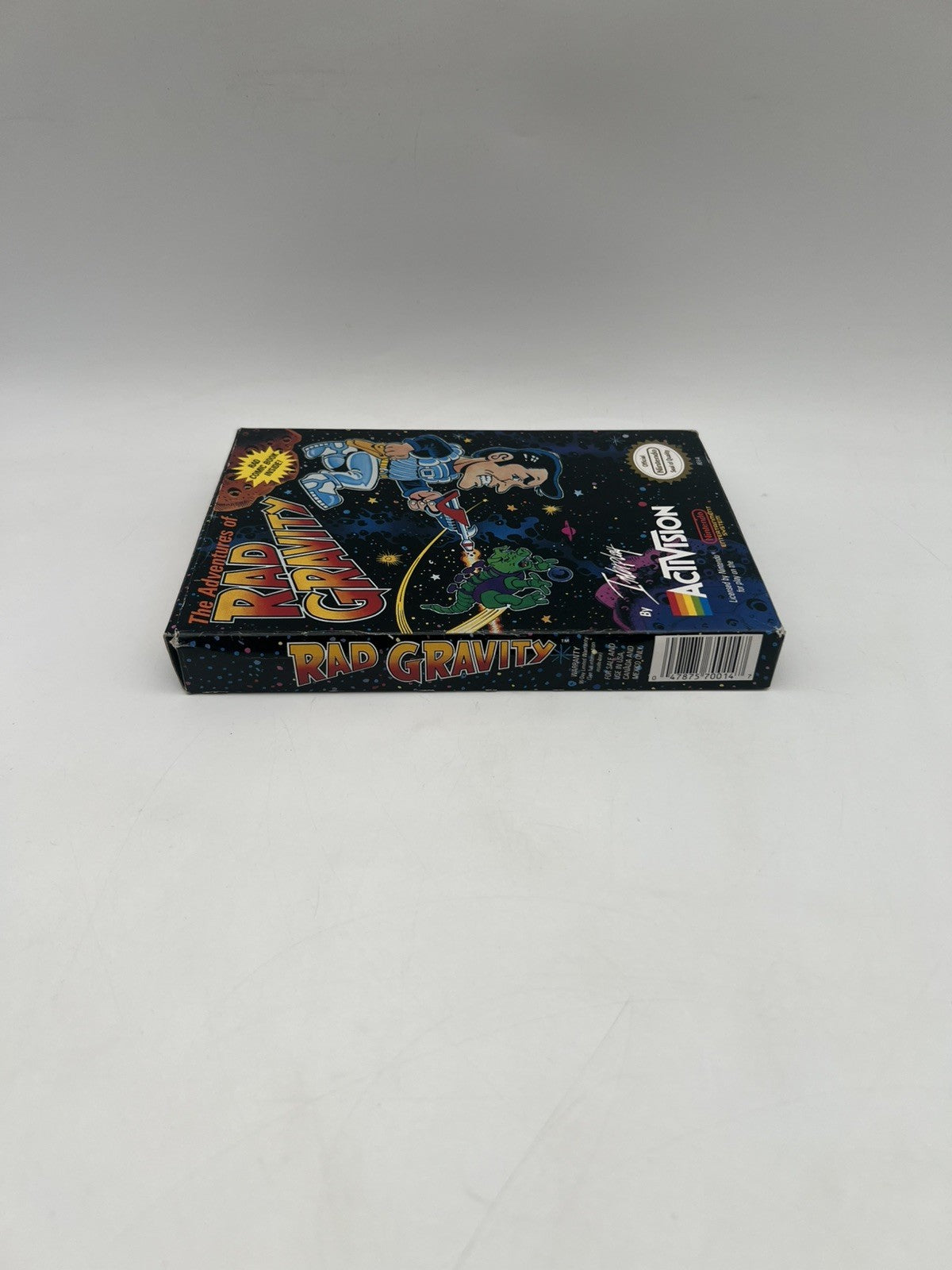 Rad Gravity - Nintendo NES - Leerkarton - OVP + Anleitung - OHNE SPIEL