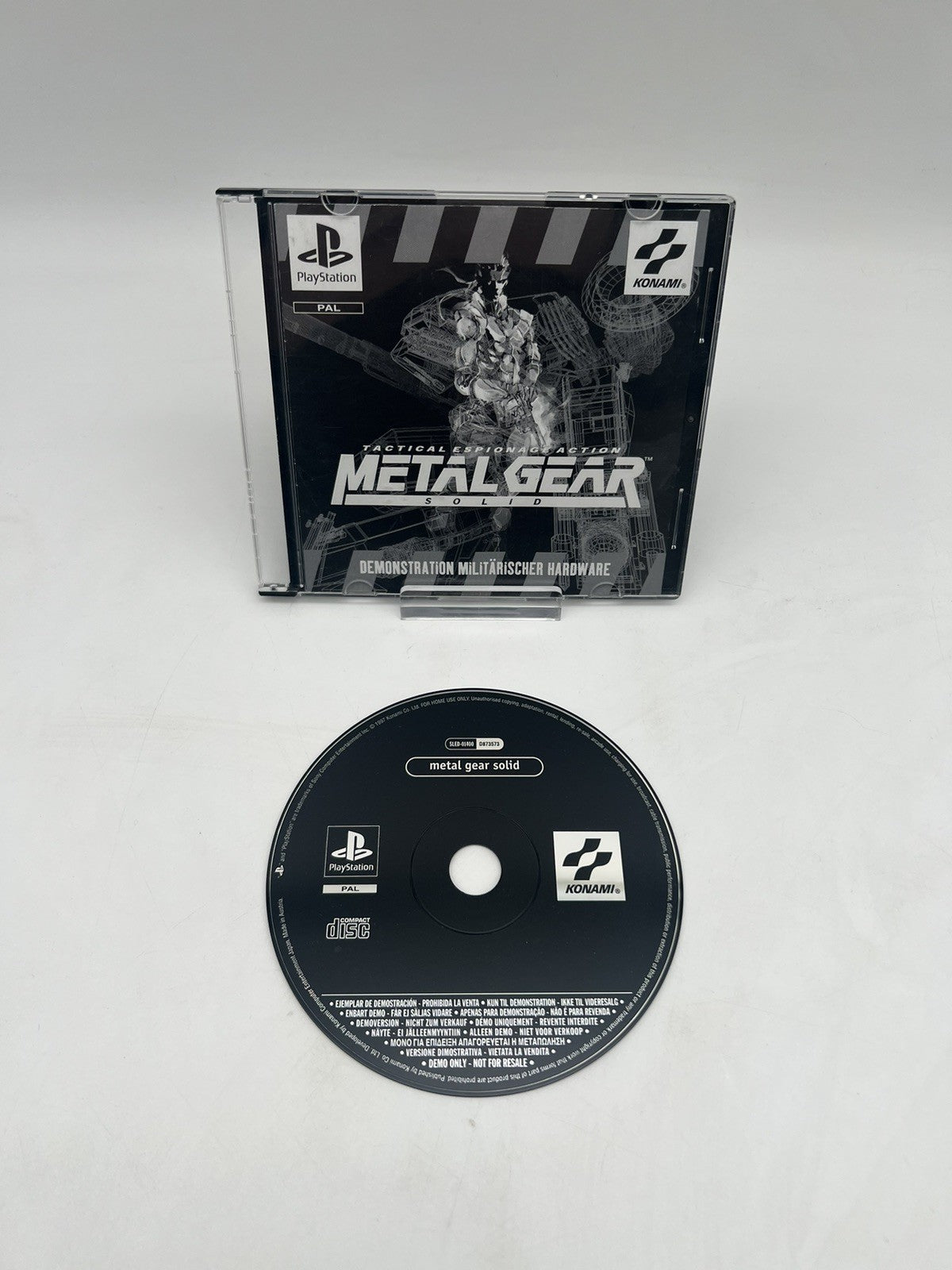 Metal Gear Solid - Sony PlayStation 1 - PS1 - Promo CD - Sehr Selten