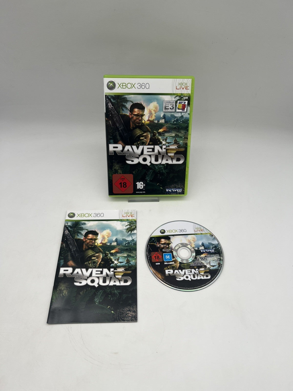 Raven Squad - Microsoft Xbox 360 - OVP + Anleitung - Pappschuber