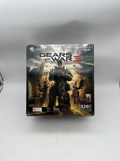 Microsoft Xbox 360 Gears of War 3 Limited Edition Slim Konsole OVP - Controller