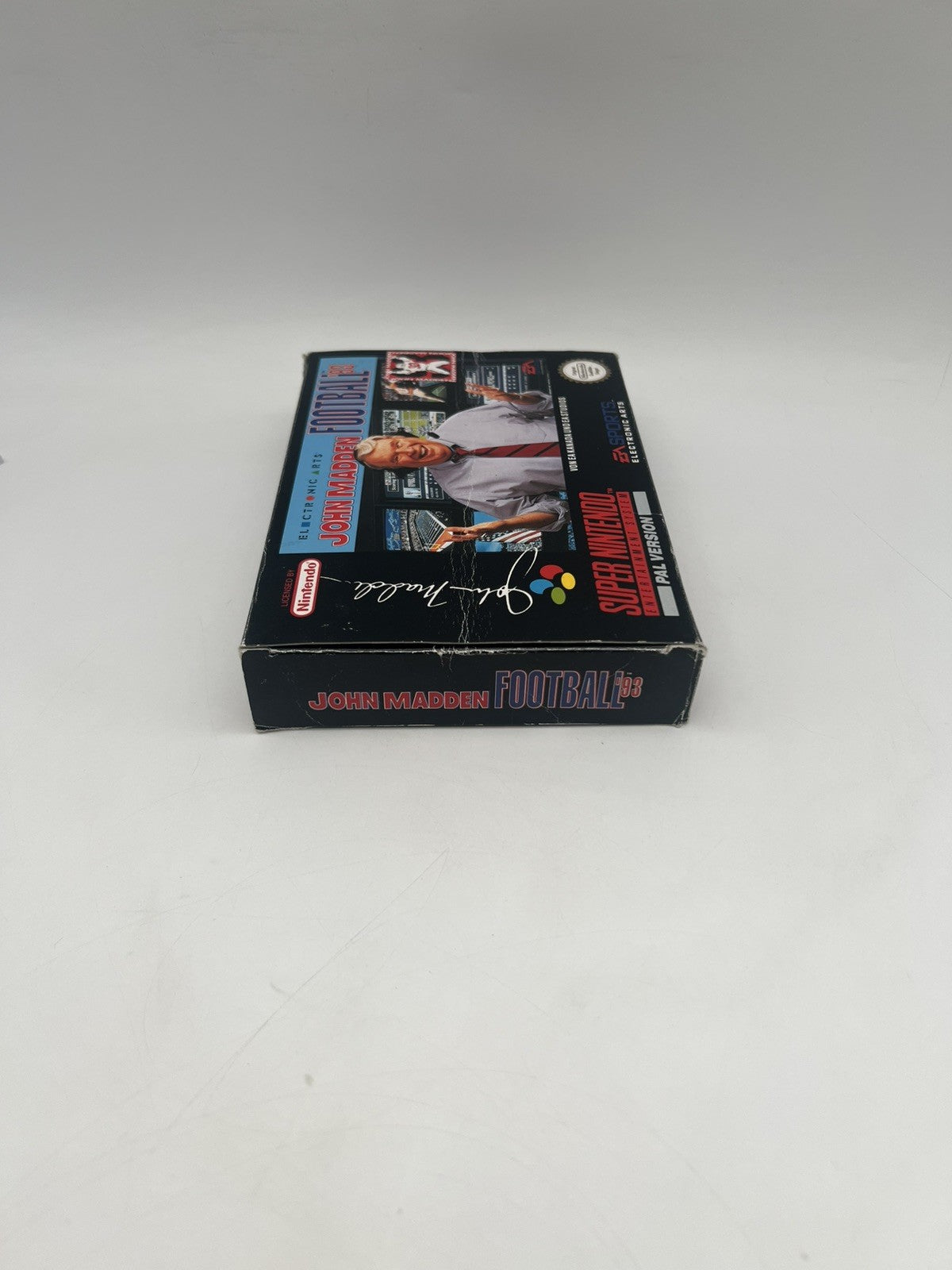 John Madden Football 93 - Super Nintendo SNES - Leerkarton - NUR OVP + Anleitung