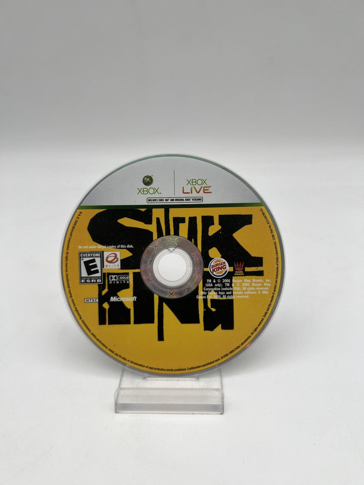 Sneak King - Microsoft Xbox 360 - NTSC-U/C - Nur CD