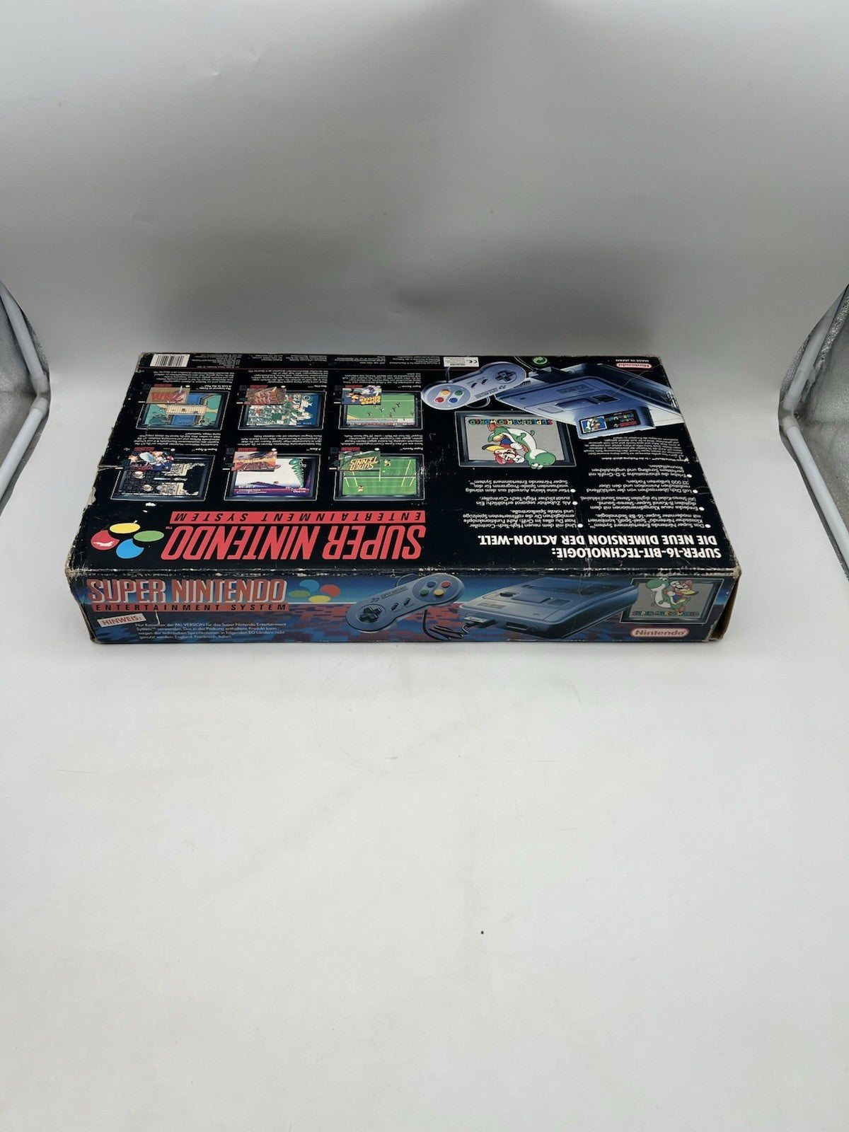 Super Nintendo - SNES Konsole - Controller + Alle Kabeln - OVP - Original