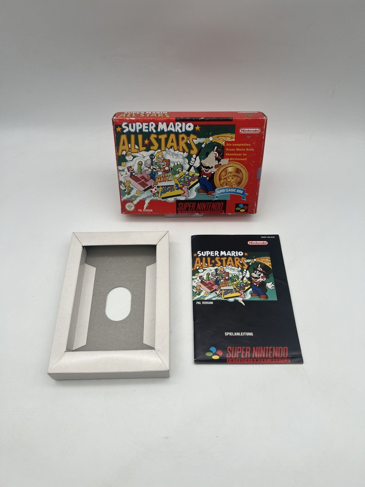 Super Mario All Stars - Super Nintendo - SNES - Leerkarton - Nur OVP + Anleitung