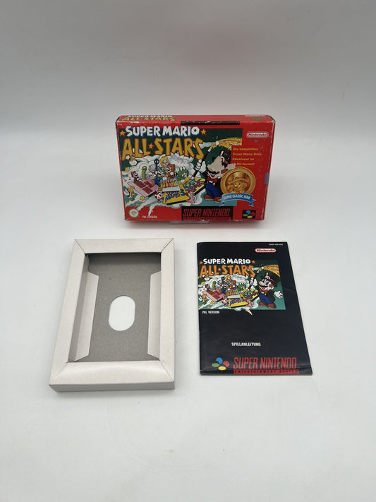 Super Mario All Stars - Super Nintendo - SNES - Leerkarton - Nur OVP + Anleitung