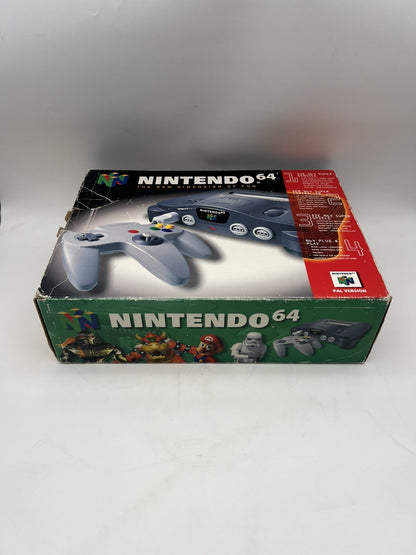 Nintendo 64 Konsole - N64 Schwarz - inkl. Kabel, Controller & OVP