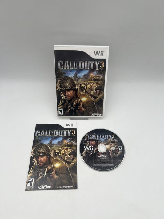 Call of Duty 3 - Nintendo Wii - OVP + Anleitung - NTSC-U/C