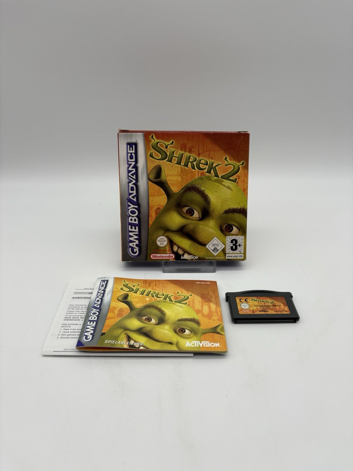 Shrek 2: The Game (Nintendo GameBoy Advance) - GBA - OVP + Anleitung