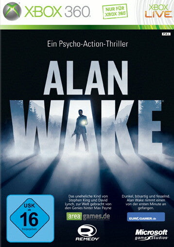 Alan Wake - Microsoft Xbox 360 - Promo CD - OVP + Anleitung - Selten