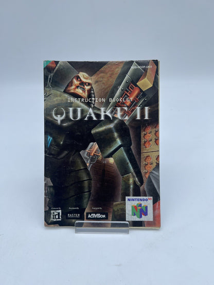 Quake II 2 - Nintendo 64 - N64 - Spielanleitung - Nur Anleitung
