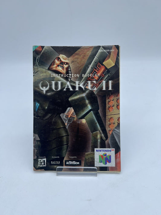 Quake II 2 - Nintendo 64 - N64 - Spielanleitung - Nur Anleitung