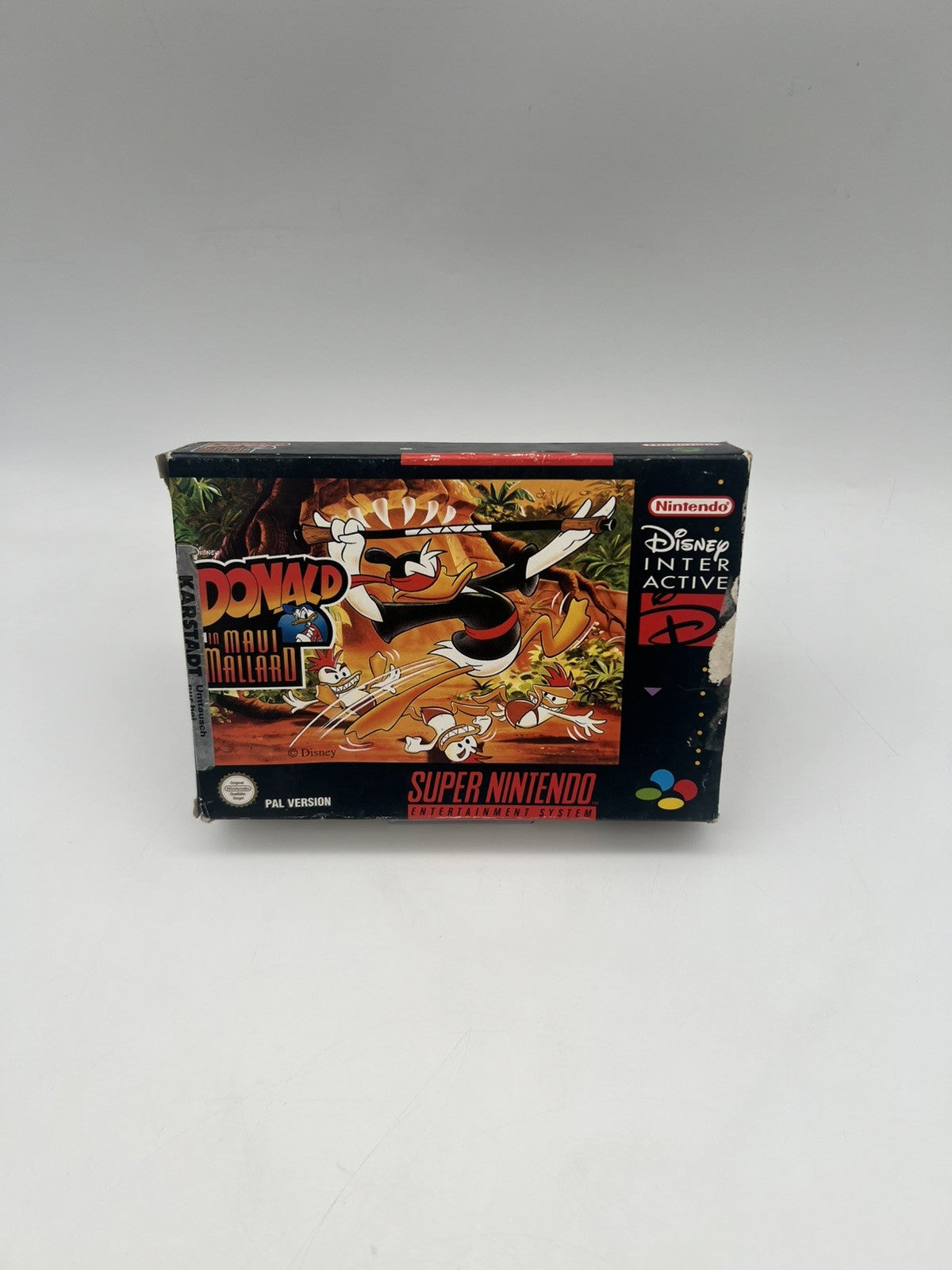 Donald in Maui Mallard Disney - Super Nintendo - SNES - Leerkarton- Ohne Spiel