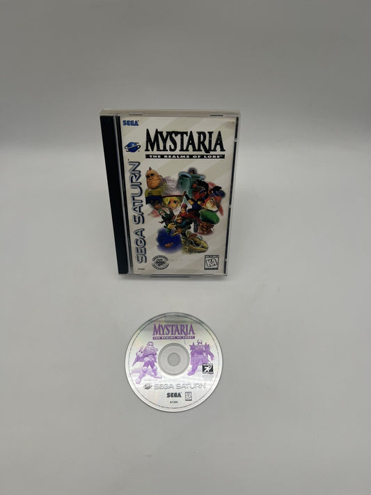 Mystaria the Realms of Lore - Sega Saturn - OVP - NTSC-U/C