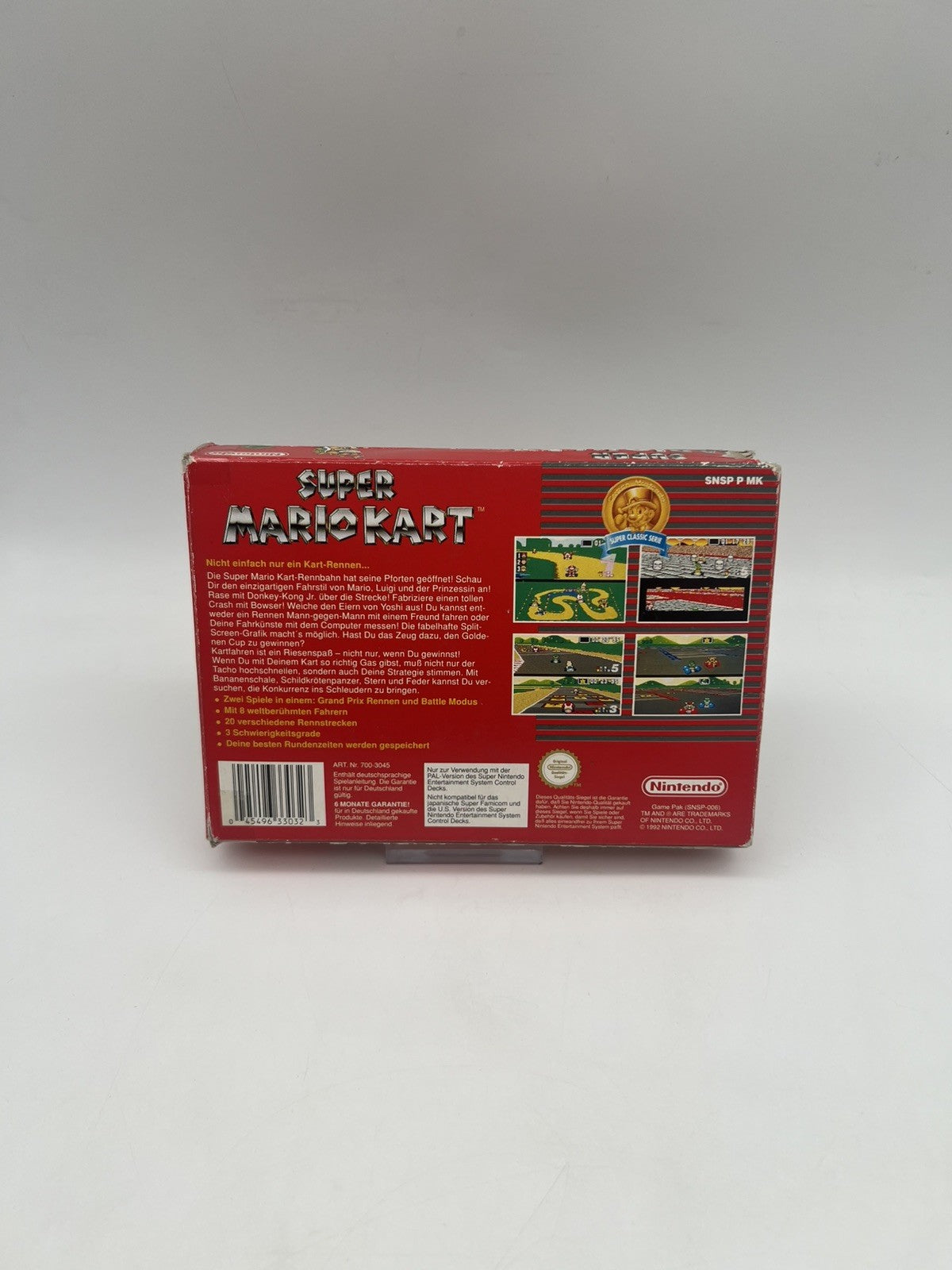 Super Mario Kart - Super Nintendo - SNES - Leerkarton - nur OVP + Anleitung