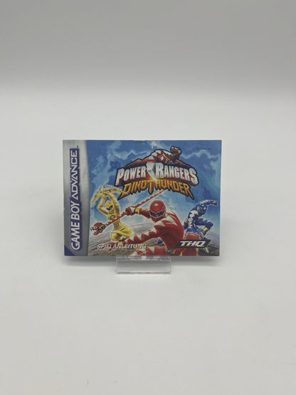 Power Rangers Dino Thunder - Nintendo Gameboy Advance - GBA - Nur Anleitung